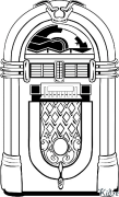 jukebox Coloring Pages To Print